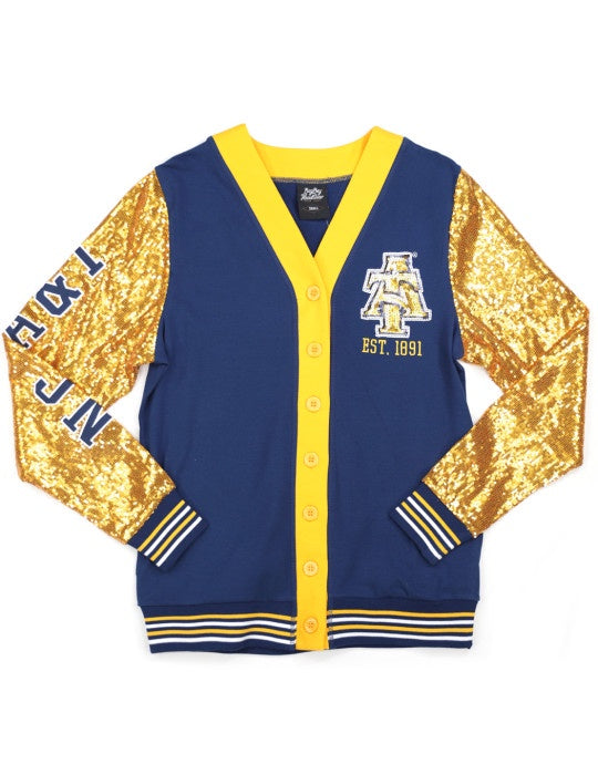 NC A&T Sequin Cardigan