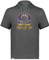 Omega Printed Symbol Short Sleeve Hoodie