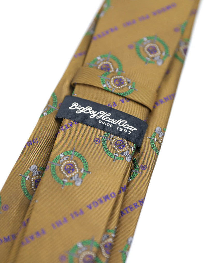 Omega Emblem Neck Tie