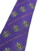 Omega Emblem Neck Tie