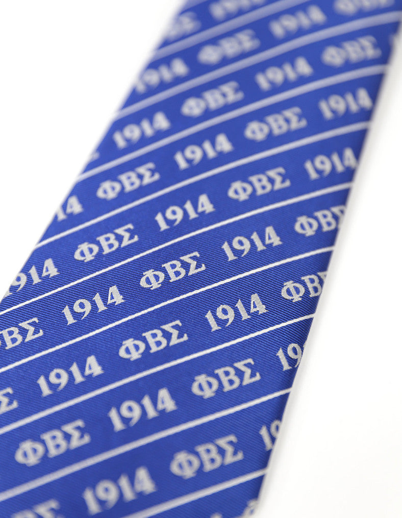 Sigma Letter Neck Tie