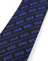 Sigma Letter Neck Tie