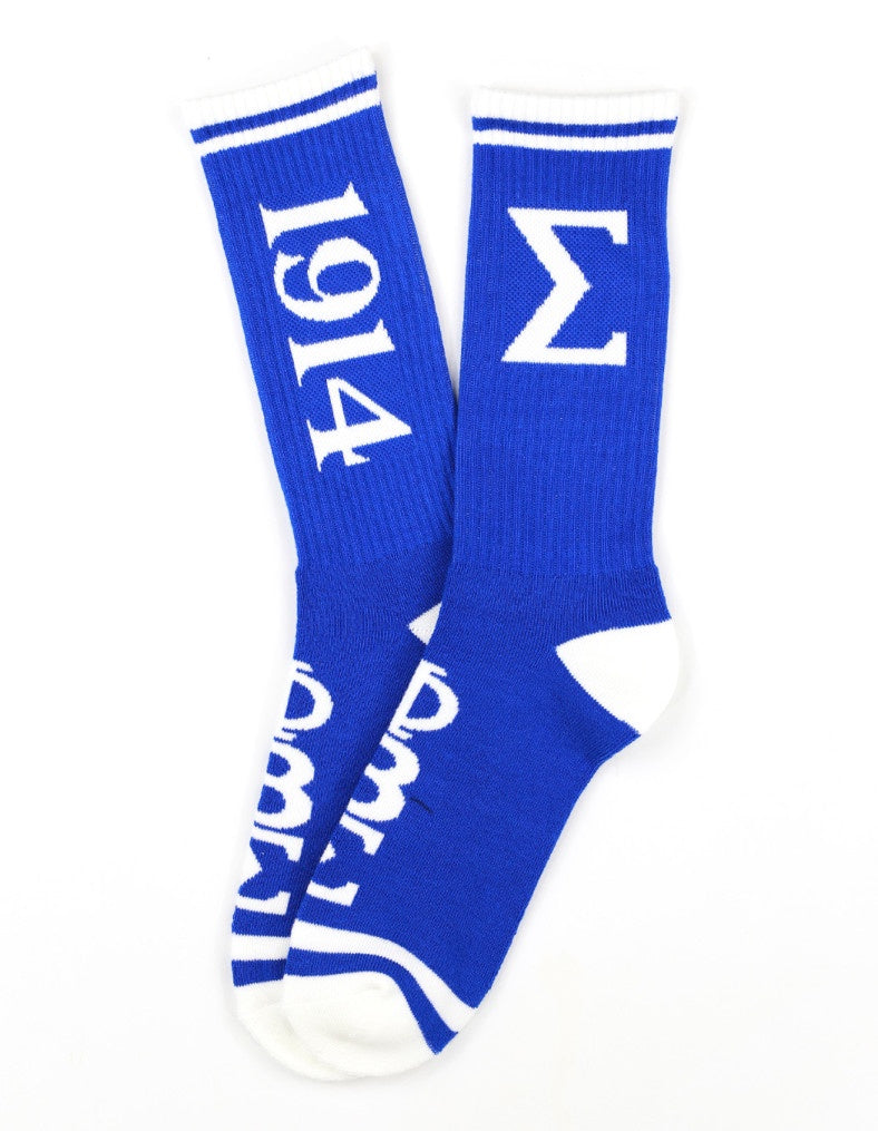 Sigma Knit Letter Socks