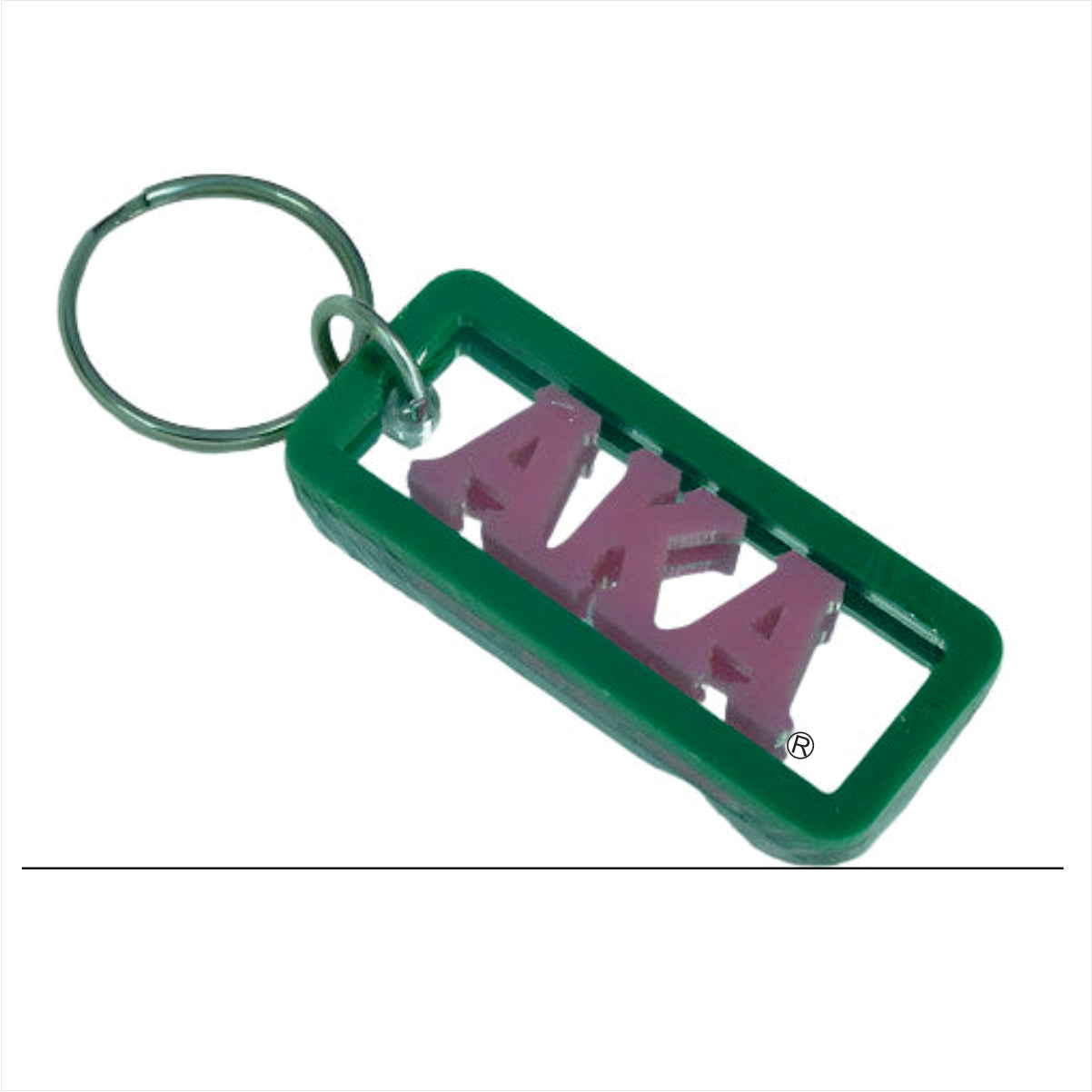 AKA Mirror Rectangle Keychain