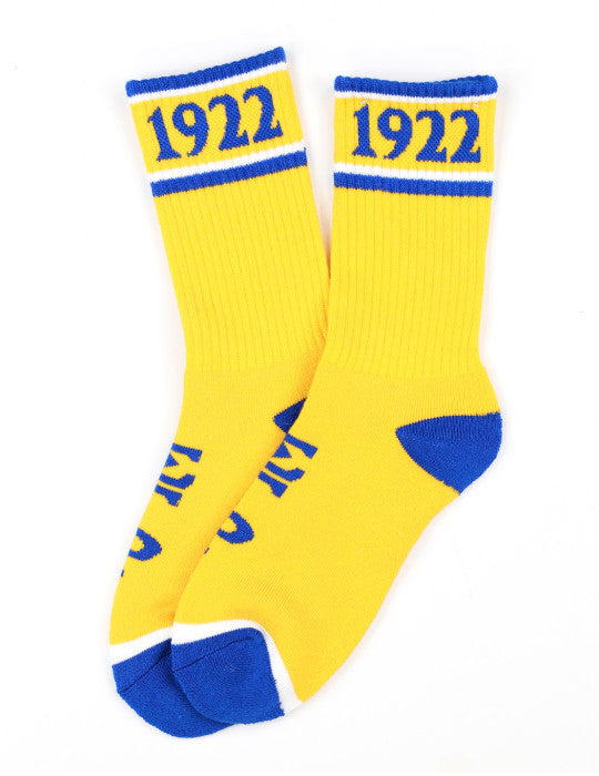 SGRho Knit Letter Socks