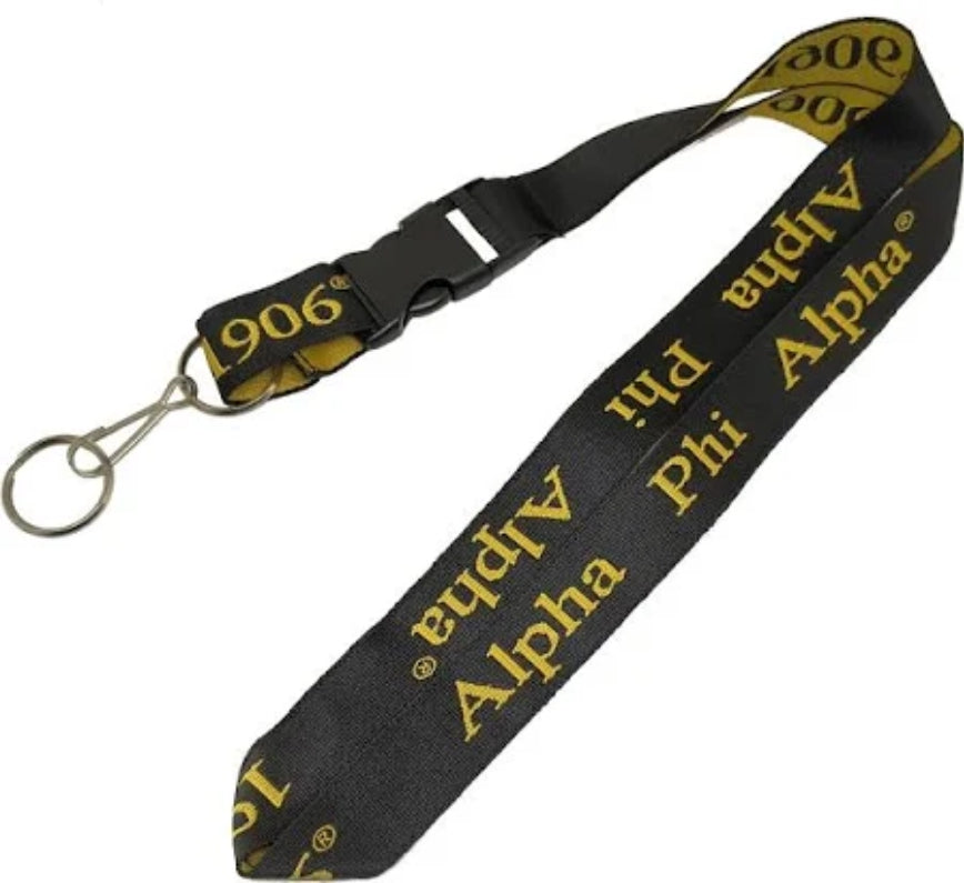 Alpha Embroidered Lanyard