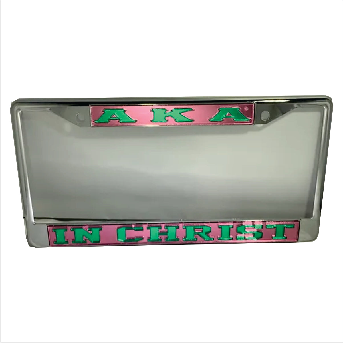 AKA In Christ Auto Frame Pink/Green