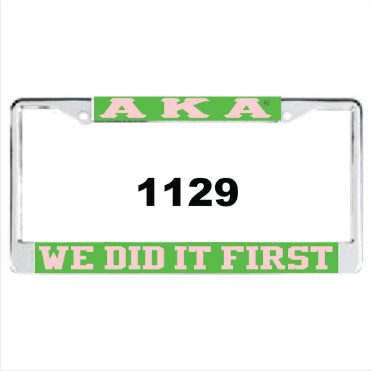 AKA We Did It First Auto Frame Green/Pink