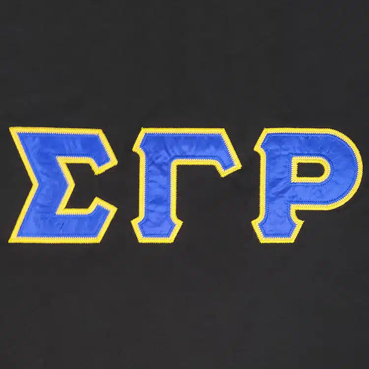 SGRho Satin Letter Ringer Tee