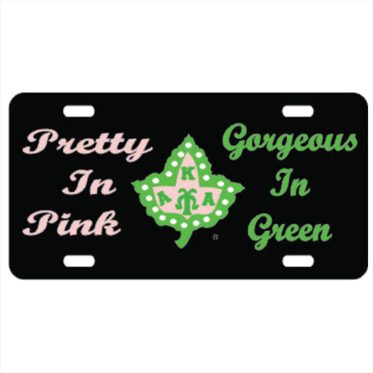 AKA Pretty/Gor Auto Tag Black Green Ivy