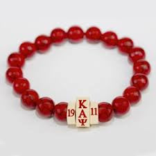 Kappa Stone Bead Bracelet