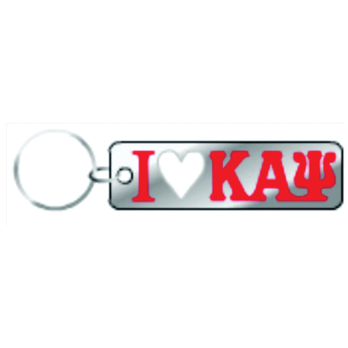 Kappa Mirror Heart Keychain