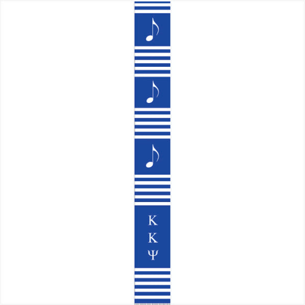 KKPsi Royal Letters Kente Cloth Stole