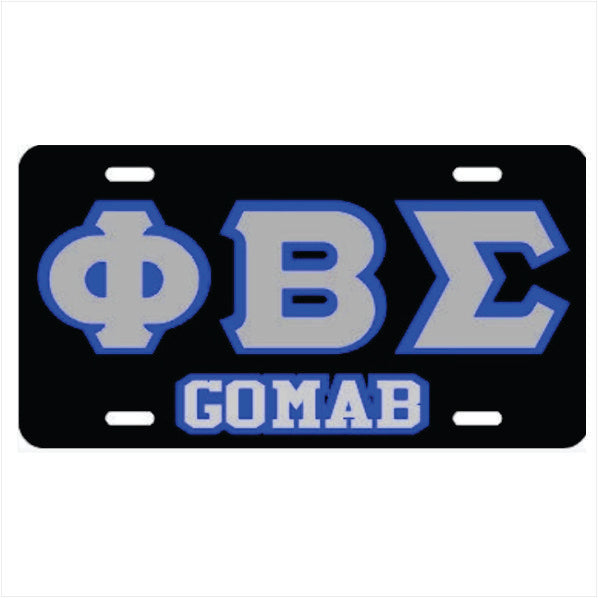 Sigma PBS GOMAB Auto Plate Black/Silver/Royal