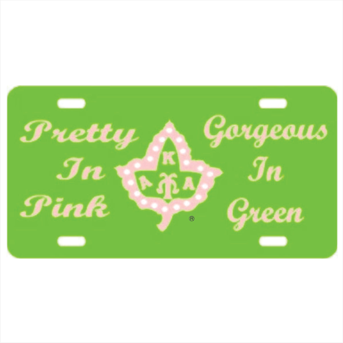 AKA Pretty/Gor Auto Tag Green/Pink