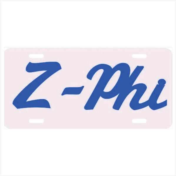 Zeta Z-Phi Script Auto Tag Silver/Royal