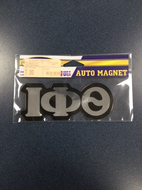 Iota Chrome Magnetic Car Emblem