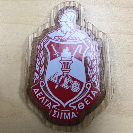 Delta Sigma Theta Greek Sorority Wood Accessories