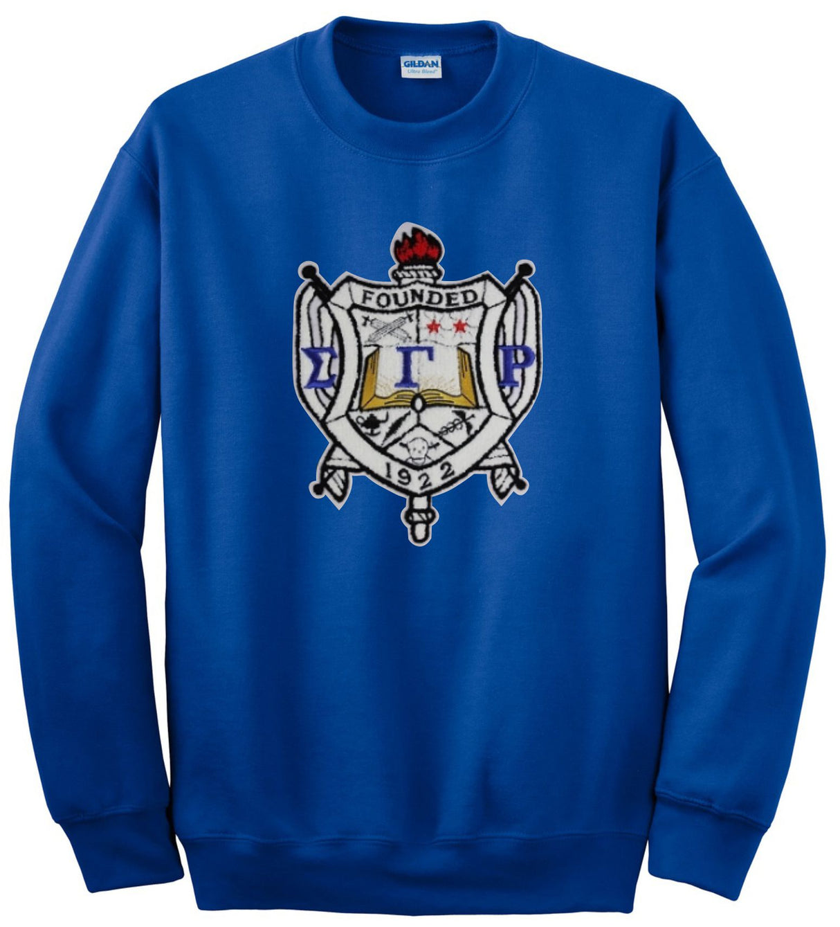 SGRho Chenille Crest Crewneck