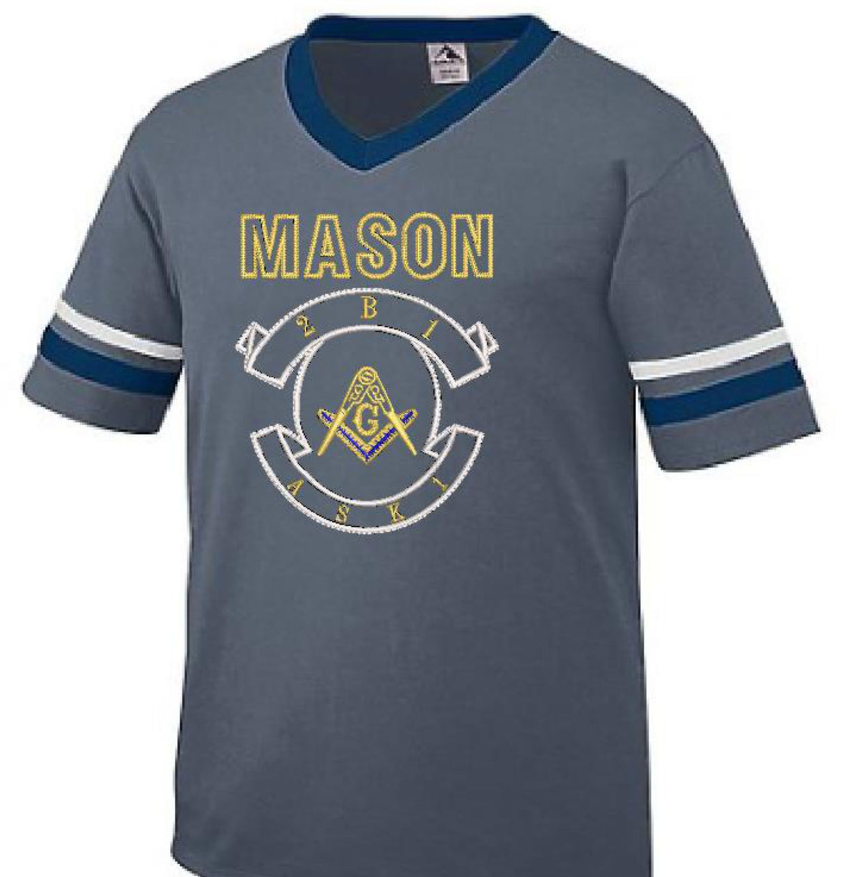 Mason 2 B 1 Ask 1 Striped Jersey Tee