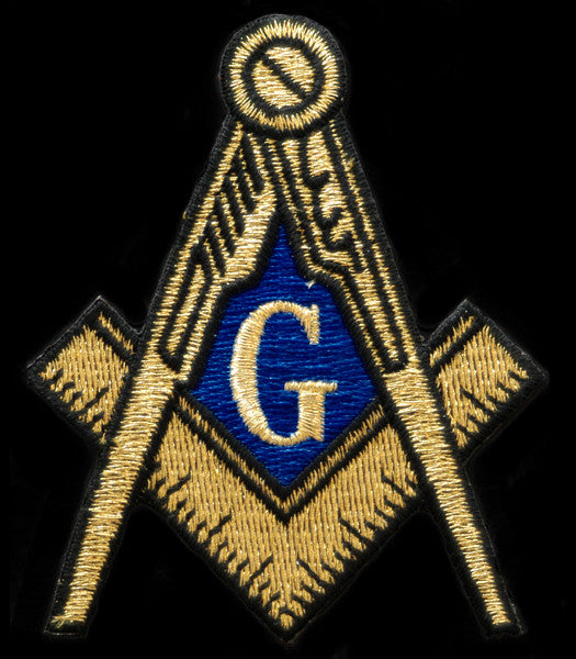 Masonic Gold Patch 5 Inch