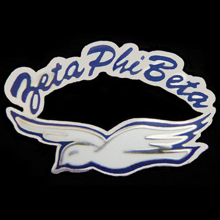 Zeta Rocker Mascot Pin