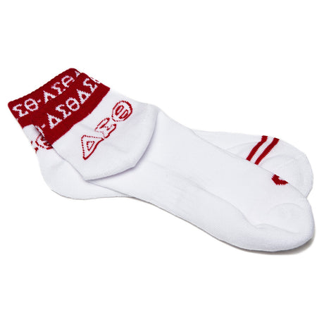 Delta Sigma Theta Greek Sorority Socks