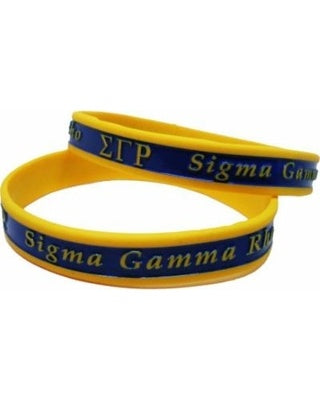 SGRho Two Toned Silicone Wristband