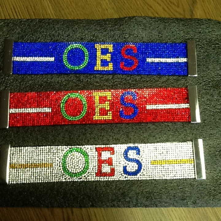 OES Rhinestone Magnetic Bracelet