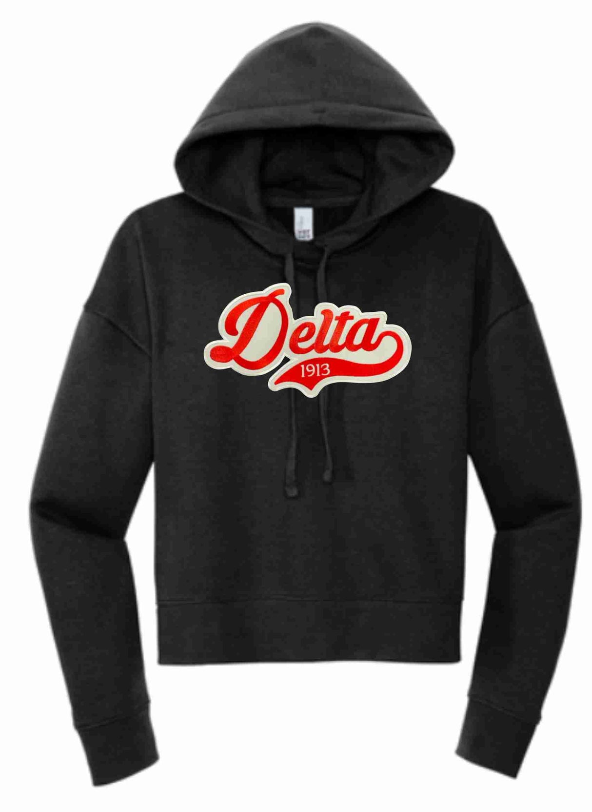 Delta Sigma Theta Greek Sorority Crop Hoodie