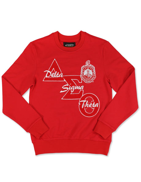 Delta Sigma Theta Greek Sorority Chenille Sweatshirt