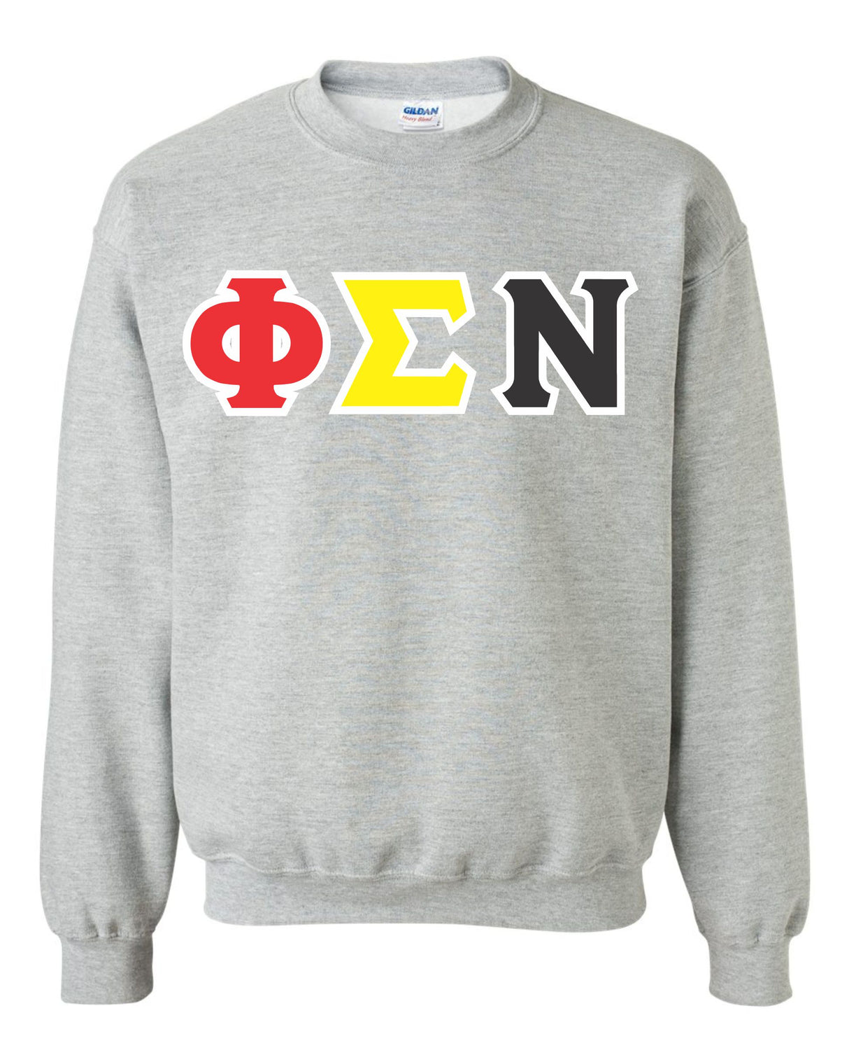 Phi Sigma Nu Basic Applique Crewneck