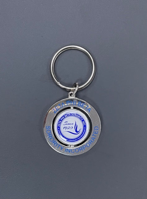 Zeta Spinner Key Ring