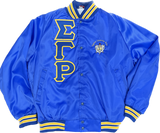 SGRho Striped Satin Jacket