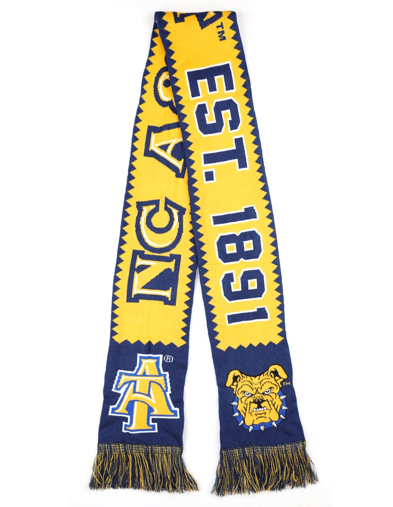 NC A&T Acrylic Logo Scarf