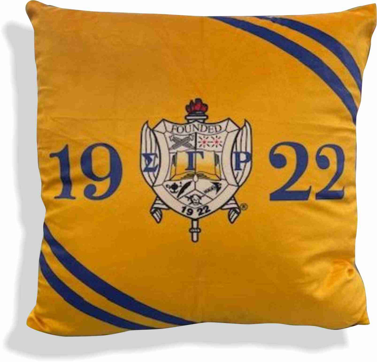 SGRho Velour Pillow / Gold (Insert Included)