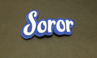 Zeta Soror Patch 4 x 2.5 inches