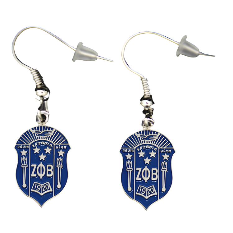 Greek, NPHC, Sorority, Jewelry, Earrings, Ladies, Fashion, Divine Nine, Zeta Phi Beta