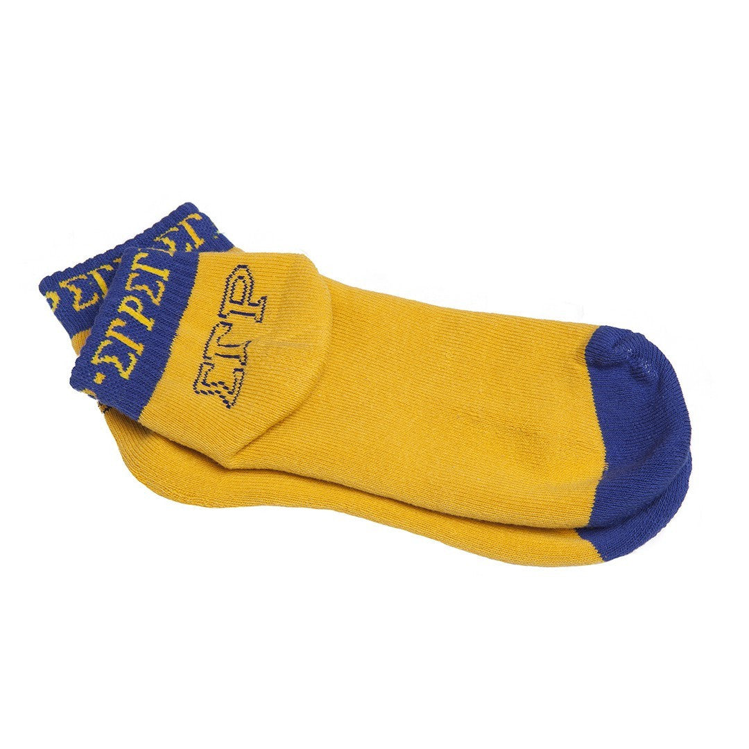 SGRho Gold Bootie Sock