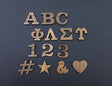 Greek Fraternity Sorority Wood Letters