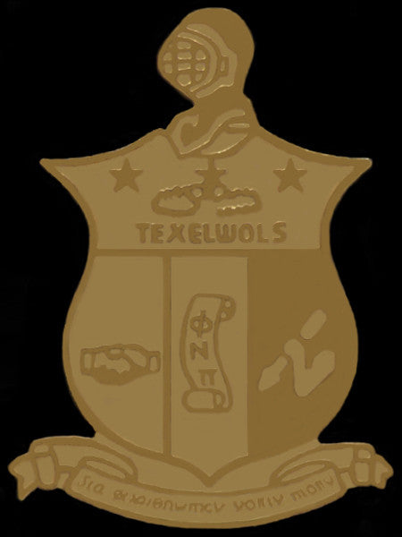 Kappa Shield Gold Lapel Pin