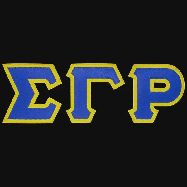 SGRho Satin Twill Letters