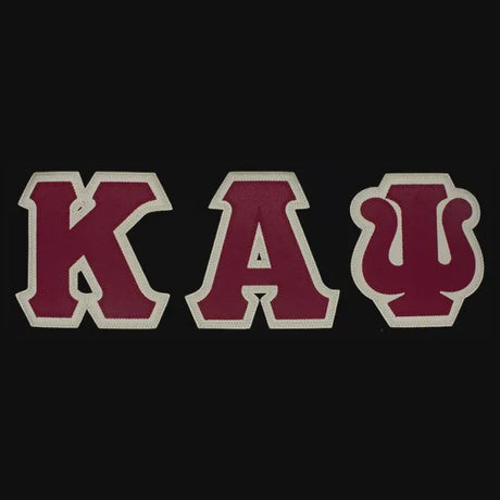 Kappa Satin Twill Letters