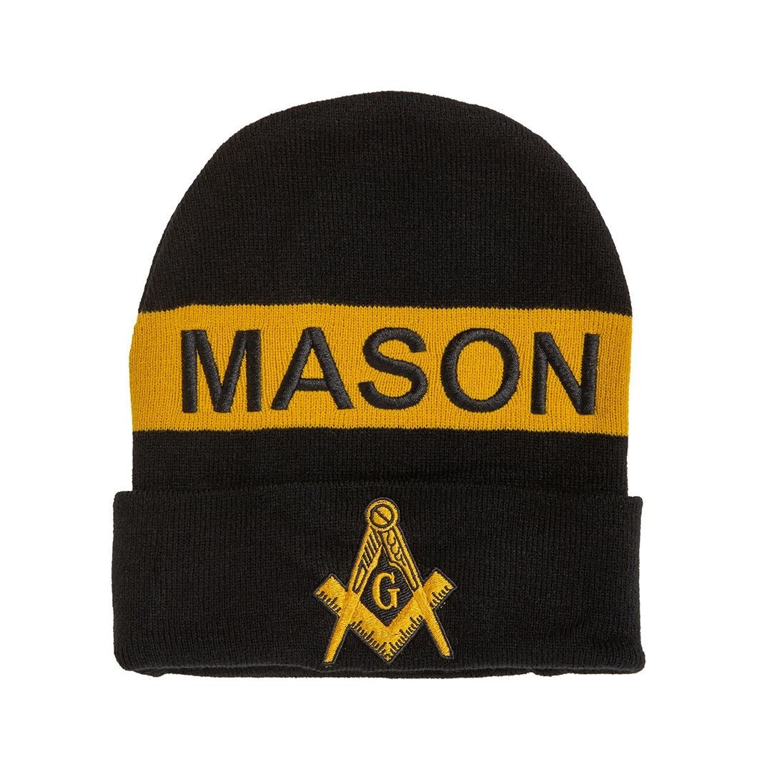 Mason Embroidered Beanie